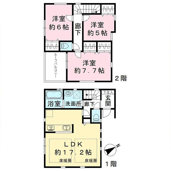 横浜市泉区新橋町 間取図