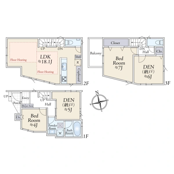 川崎市中原区西加瀬 間取図