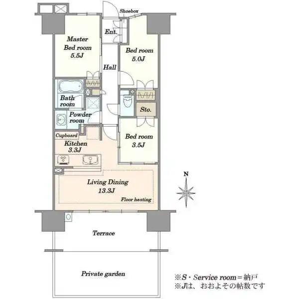 エステムコート川口並木サウスガーデン 間取図
