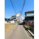 柏市豊四季 南西側前面道路