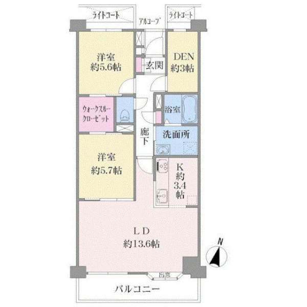 アルファステージ横浜鶴見 間取図