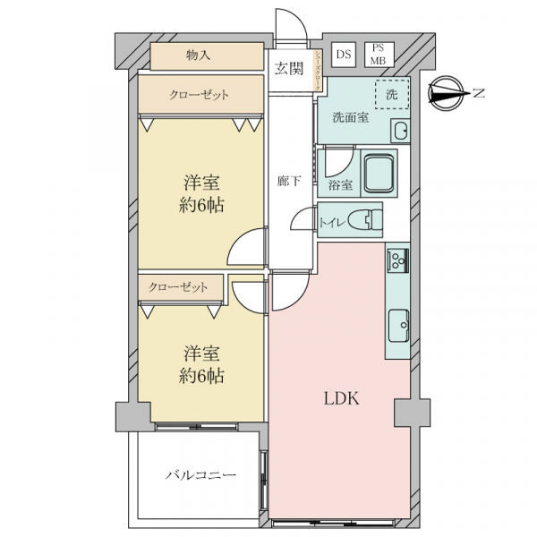 中之島ロイヤルハイツ 間取図