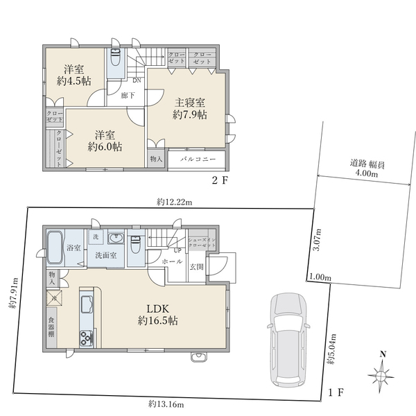 さいたま市大宮区大成町３丁目 間取図