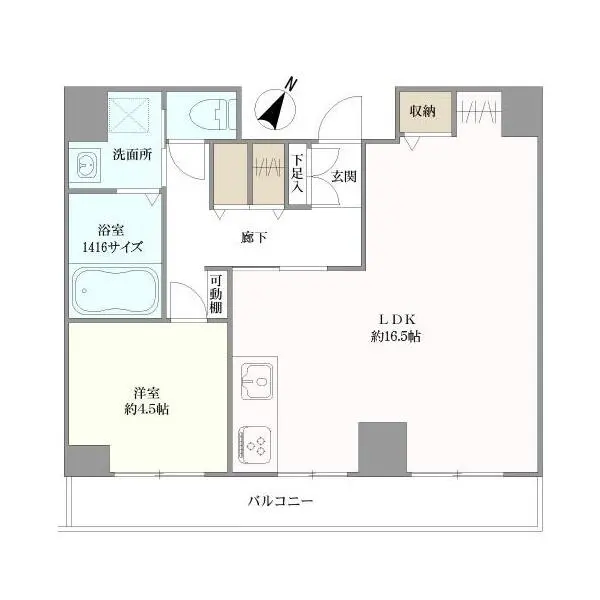ル・グラン元町 間取図