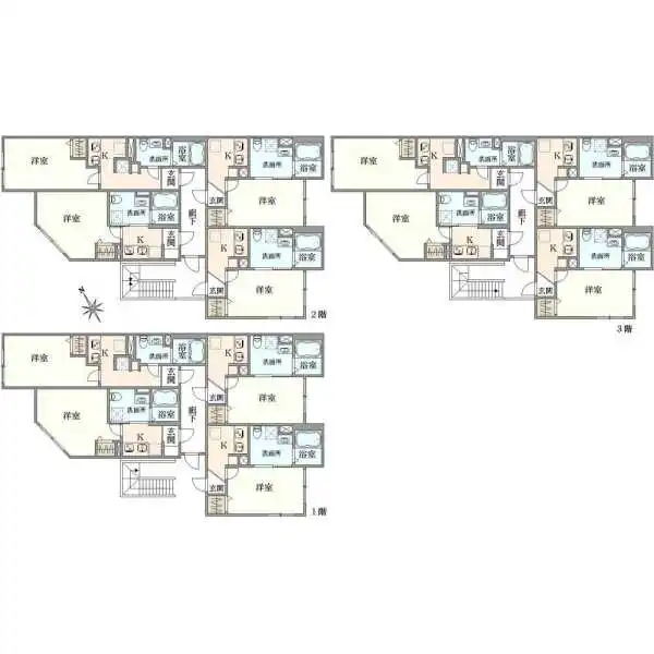 厚木市元町　アパート 間取図