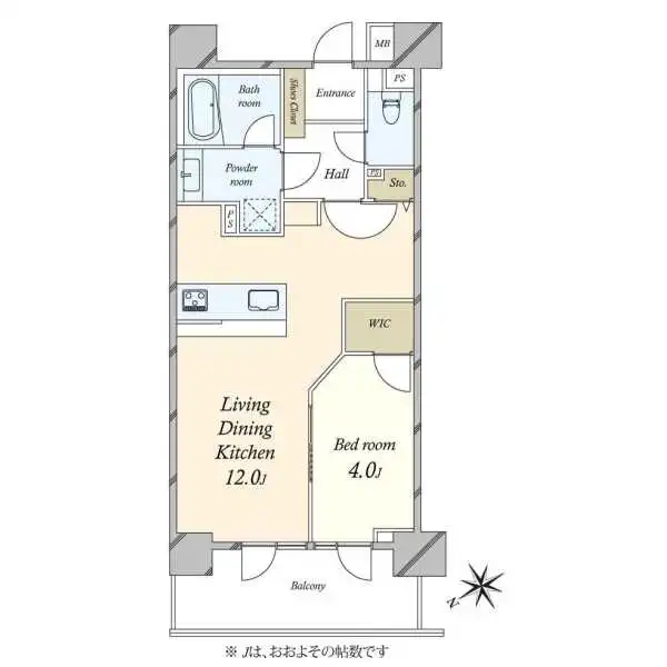 クリオ要町壱番館 間取図