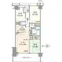 プラウドシティ府中 間取図