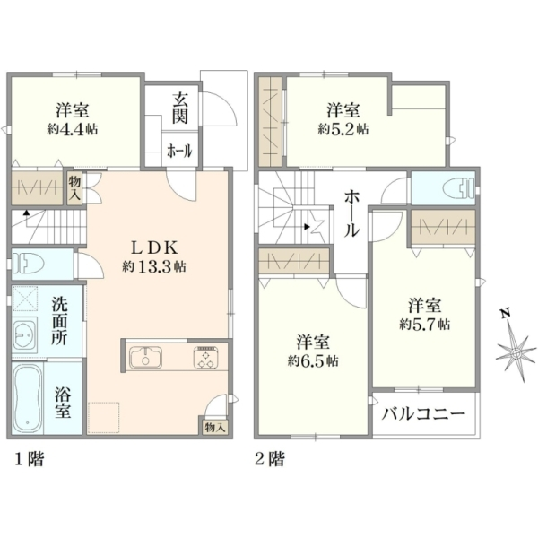 船橋市日の出２丁目 間取図