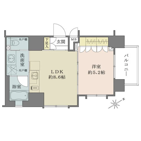 Ｄ´クラディアイヴァン御茶ノ水 間取図