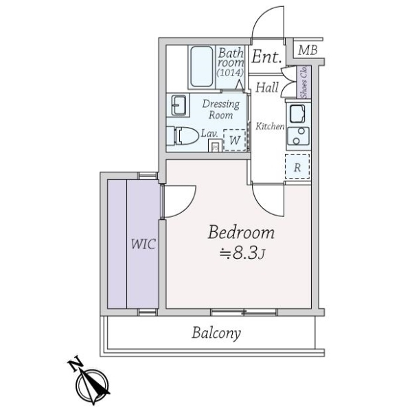 プレール・ドゥーク学芸大学 間取図