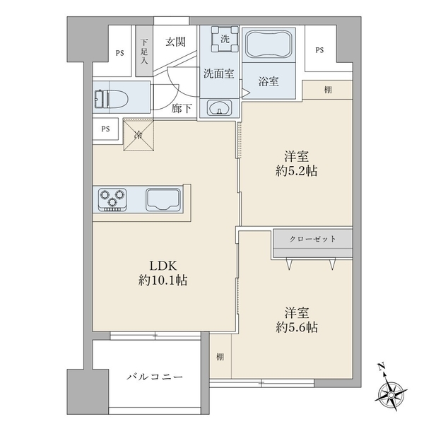 新大塚共同住宅 間取図