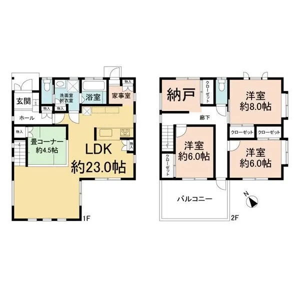 柏市旭町５丁目 間取図