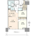 ベイズタワーガーデン 間取図