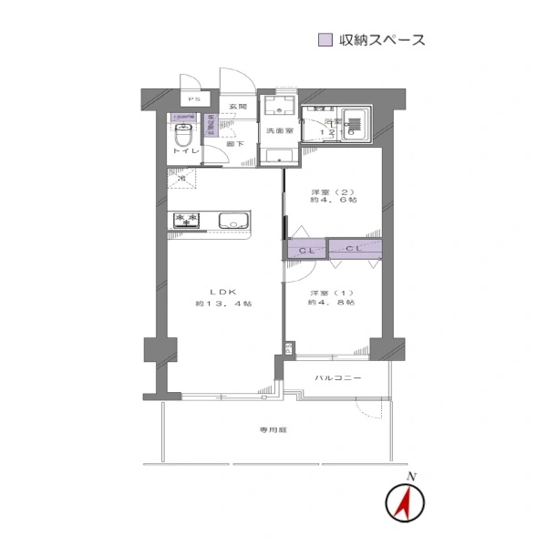 ライオンズマンション志村三丁目 間取図