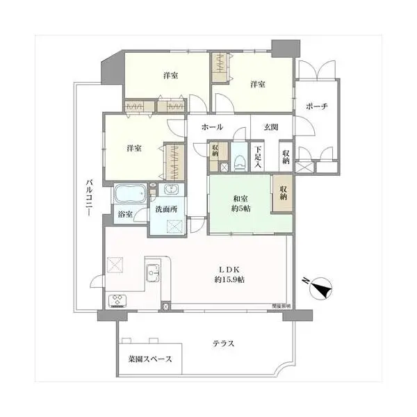 ファミリーフィールズ大宮壱番館 間取図