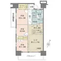 ザ・パークハウス南浦和フロント 間取図