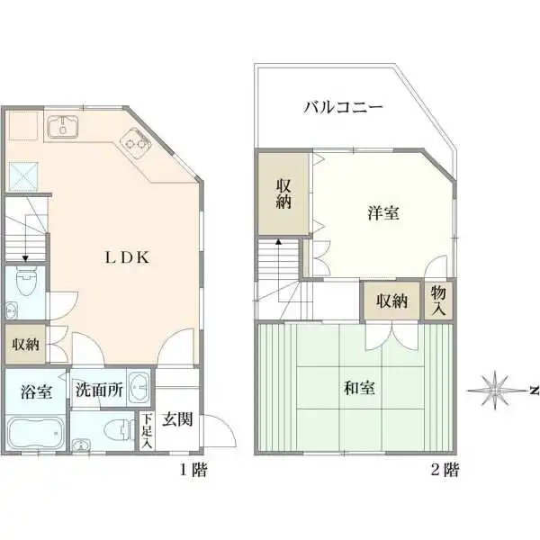 新宿区四谷４丁目 間取図