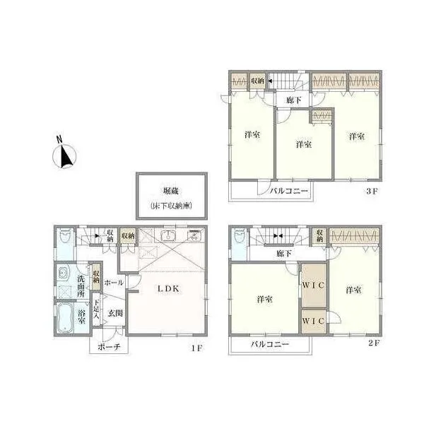 江東区木場6丁目 間取図