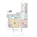 日神デュオステージ新御徒町 間取図