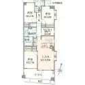 ヒルズ金町 間取図