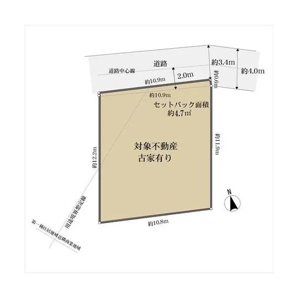 江戸川区平井６丁目 区画図