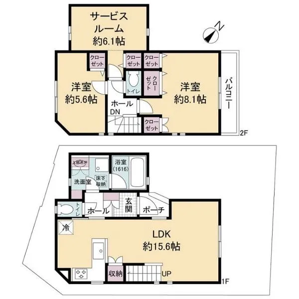 名古屋市守山区高島町 間取図
