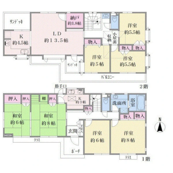 横浜市保土ケ谷区権太坂１丁目 間取図