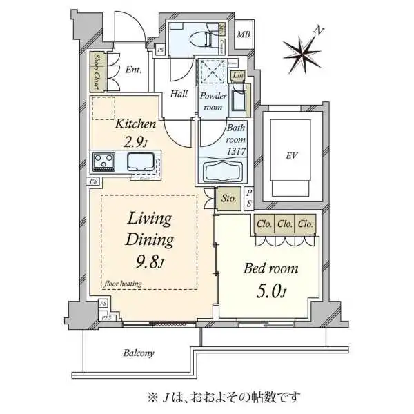 グランスイート三軒茶屋レジデンス 間取図