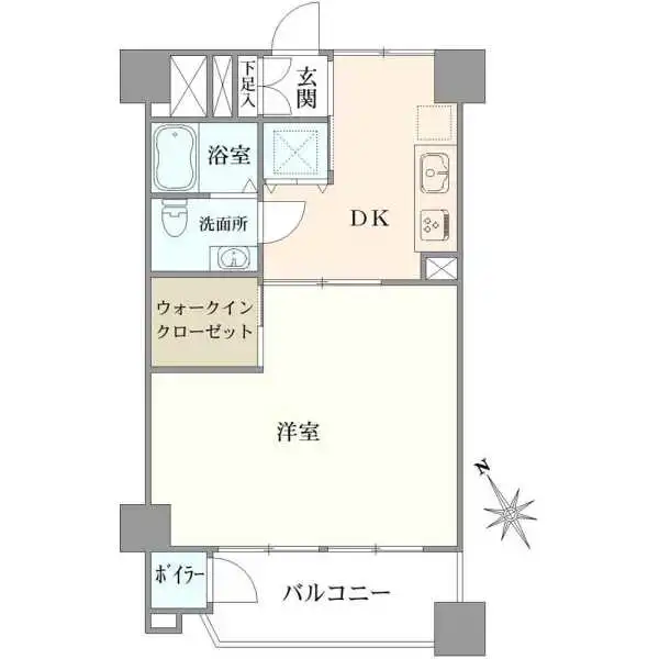 梅島ハイツ 間取図