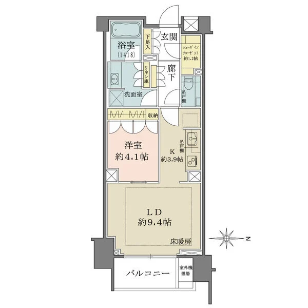 ザ・パークハウス京都河原町 間取図