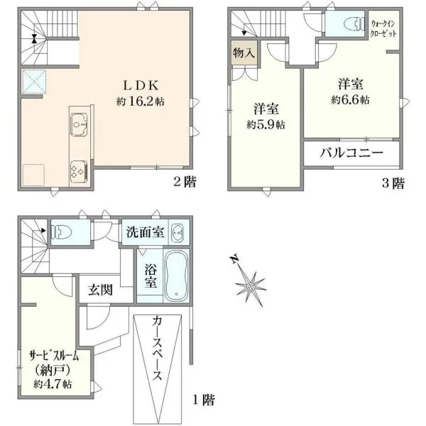 市川市南八幡５丁目 間取図