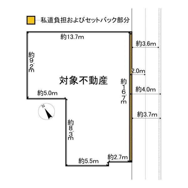 東大阪市稲田本町２丁目 間取図