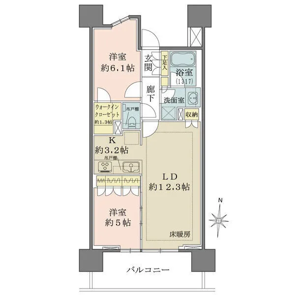 ザ・パークハウス川口本町 間取図
