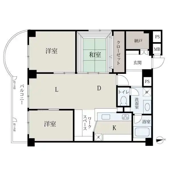 ストークマンション長堀 間取図