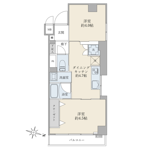 ソーケン滝野川マンション 間取図