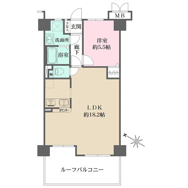 グランシティ三宮 間取図