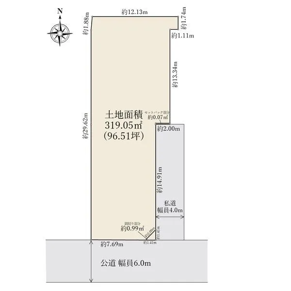 世田谷区粕谷3丁目 間取図
