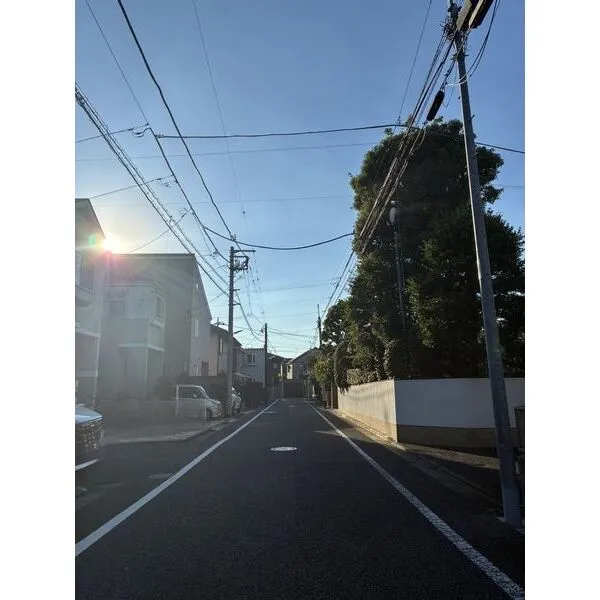 世田谷区粕谷3丁目 前面道路