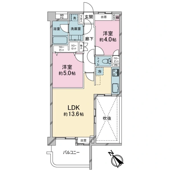 ルイシャトレ西横浜 間取図