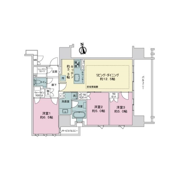 ローレルアイ葵レジデンス 間取図