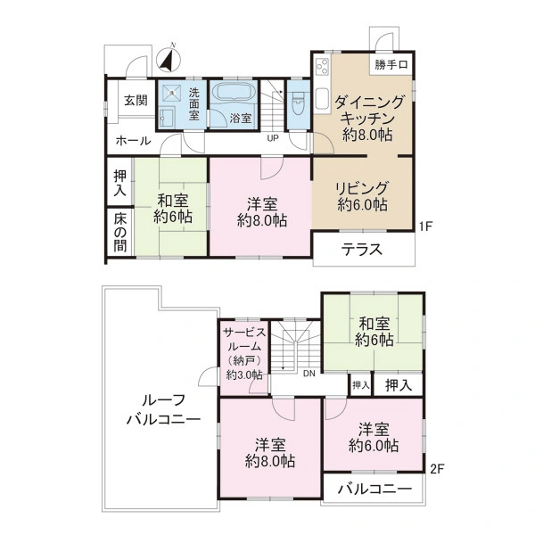 町田市広袴２丁目 間取図