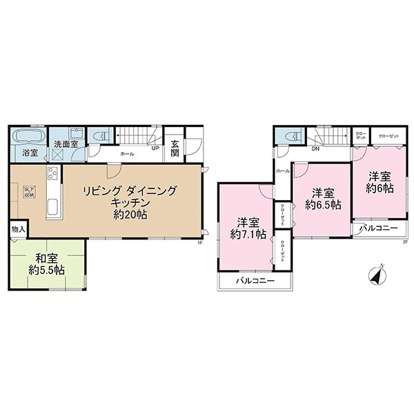 横浜市戸塚区川上町 間取図
