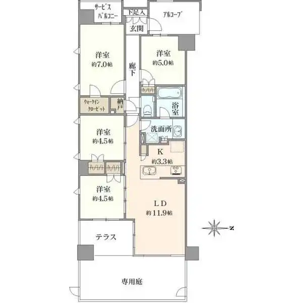 ヴィークコート吉祥寺通り 間取図