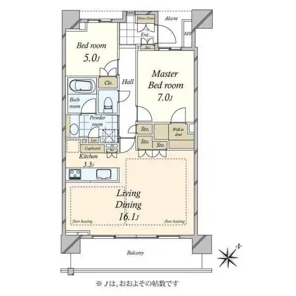 パークホームズ豊洲ザ・レジデンス 間取図