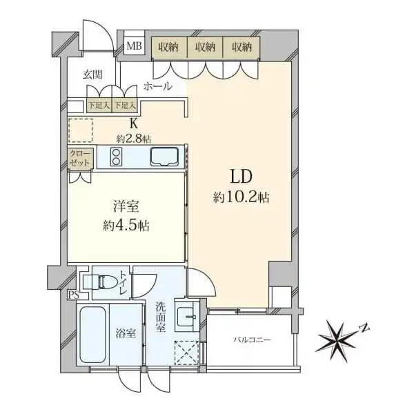 ブランクレア代々木公園 間取図