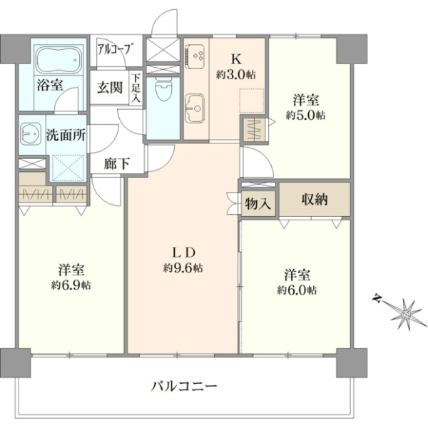 ファミール松戸リバーステージ 間取図