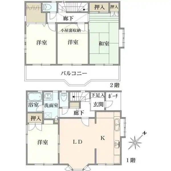 西東京市東町1丁目 間取図