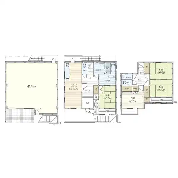 大田区西糀谷１丁目 間取図