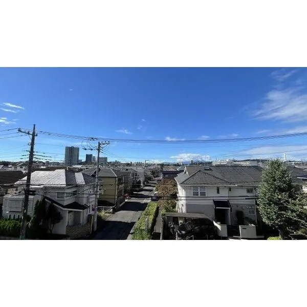 グローリオ府中多摩川 バルコニーからの眺望。