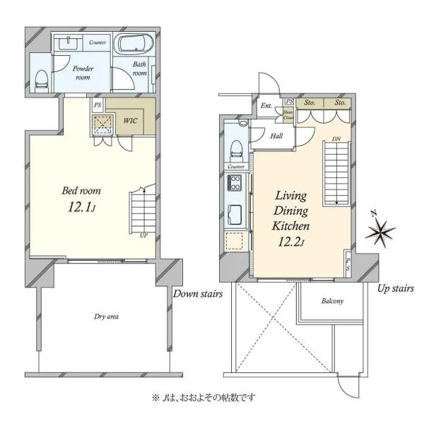 コートヒルズ広尾南 間取図